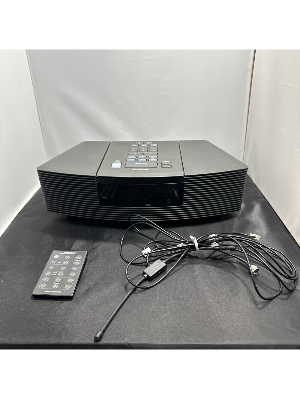 Bose AWRC-1G Wave Radio/CD Audio System with Remote Antenna Black Fully Tested